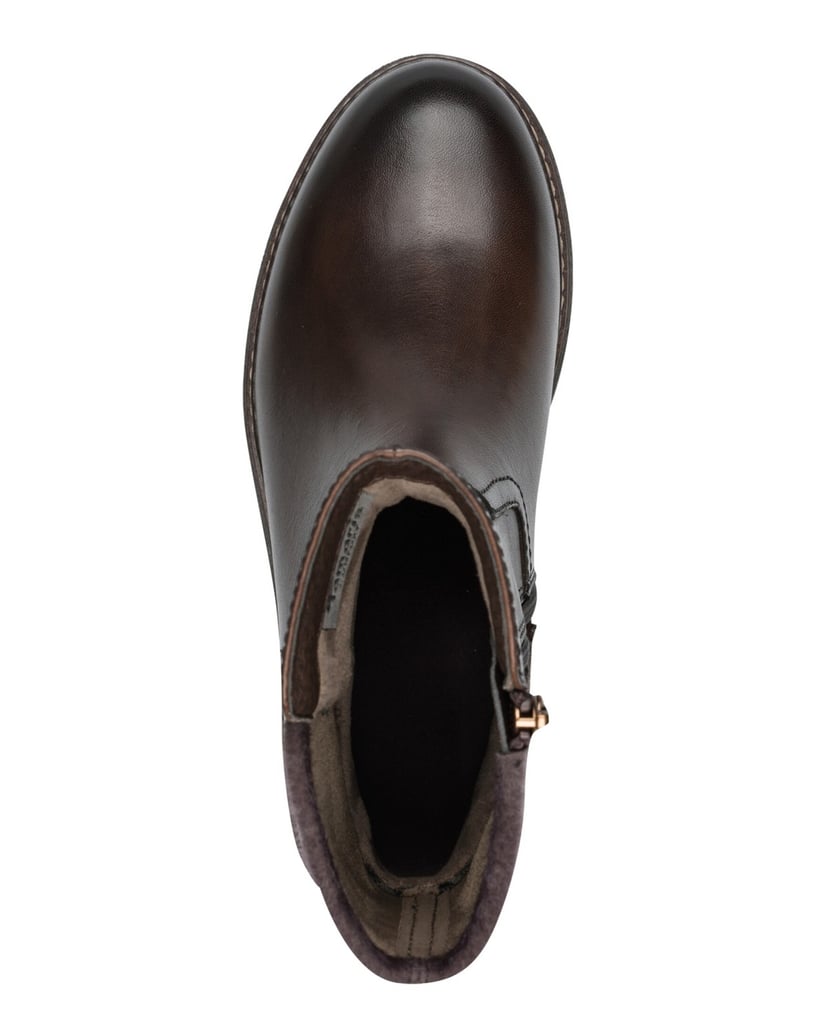 TAMARIS-Stiefelette-braun-kombiniert