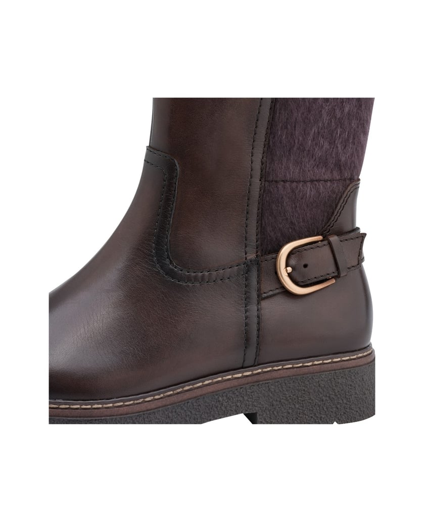 TAMARIS-Stiefelette-braun-kombiniert