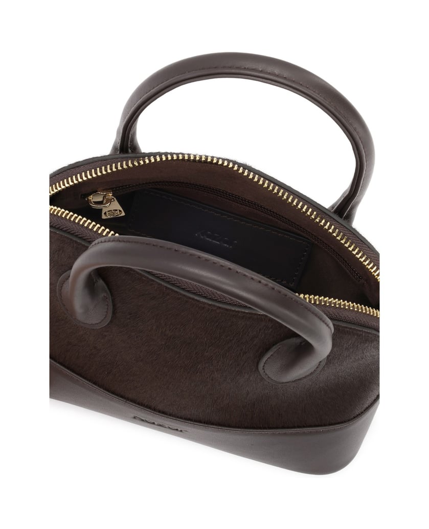 Kazar-Rigid-top-handle-bag-for-the-hand-and-on-the-arm-tmavá-hnedá