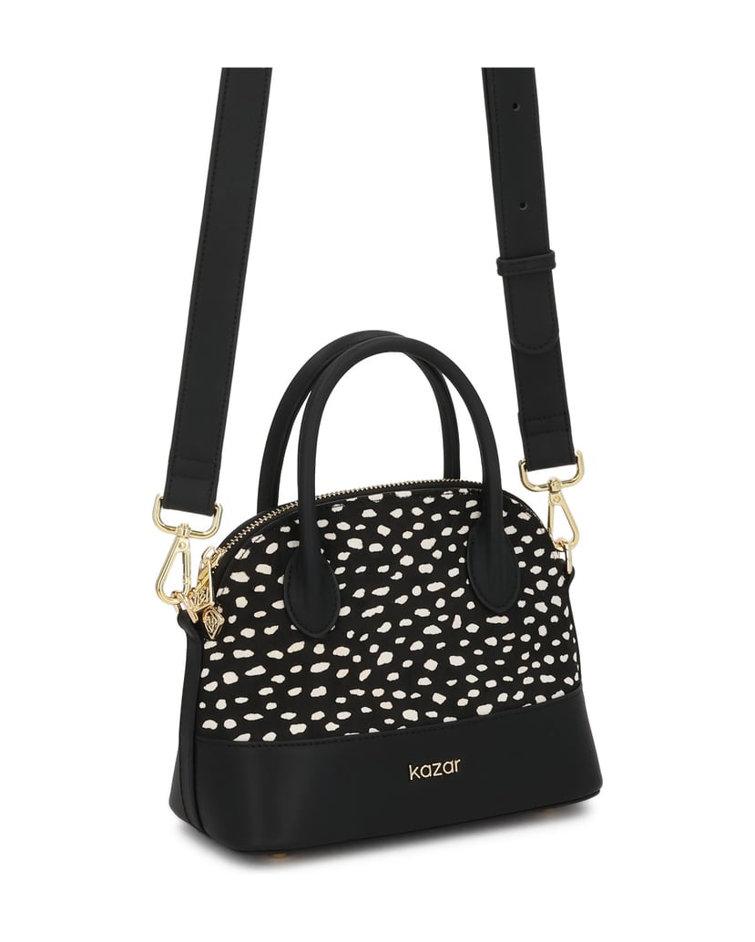 Kazar-Bags-in-the-form-of-a-stiff-polka-dot-chest-čierna