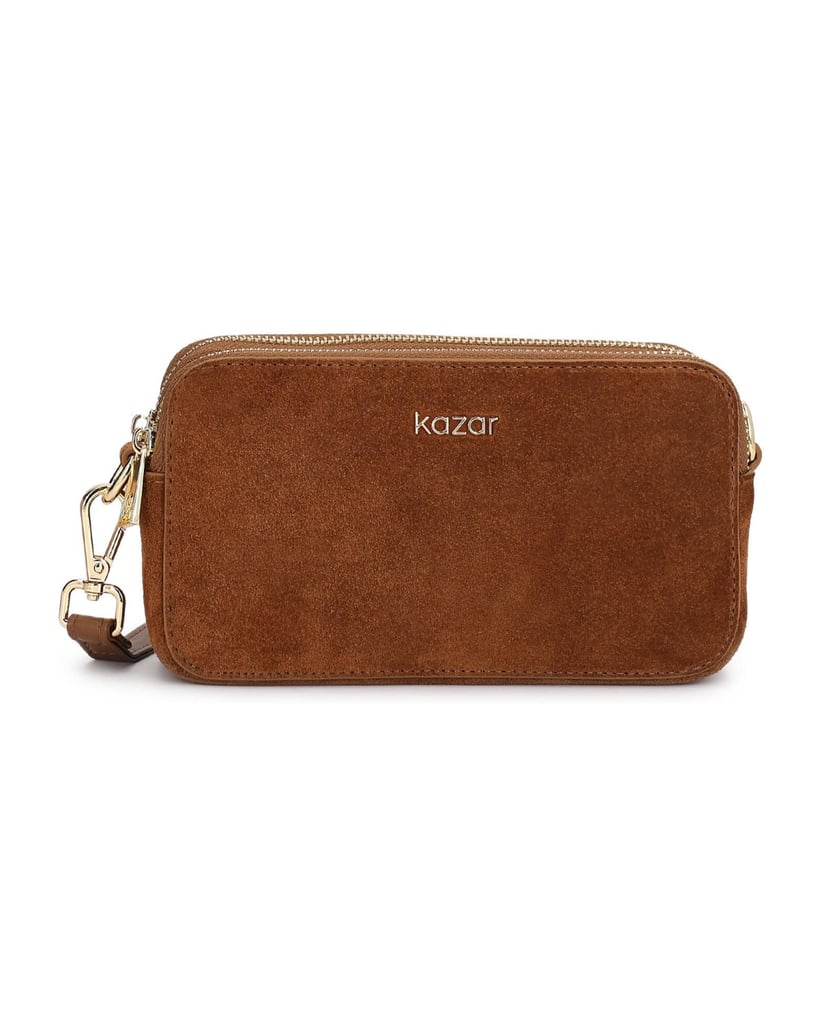 Kazar-Suede-messenger-bag-on-belt-velbloudí
