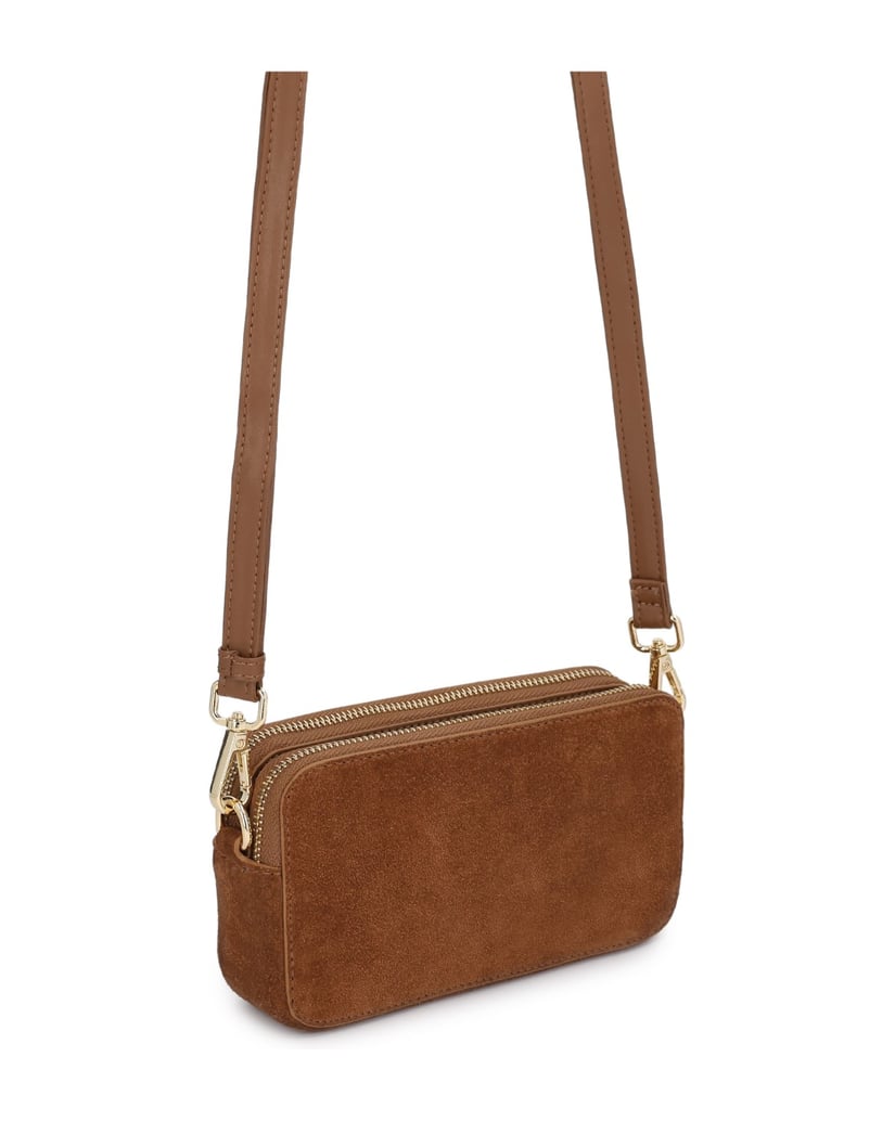 Kazar-Suede-messenger-bag-on-belt-velbloudí