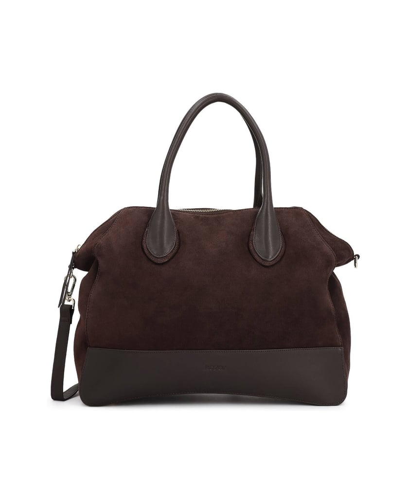 Kazar-Large-dark-brown-suede-and-genuine-leather-bag-tmavá-hnedá