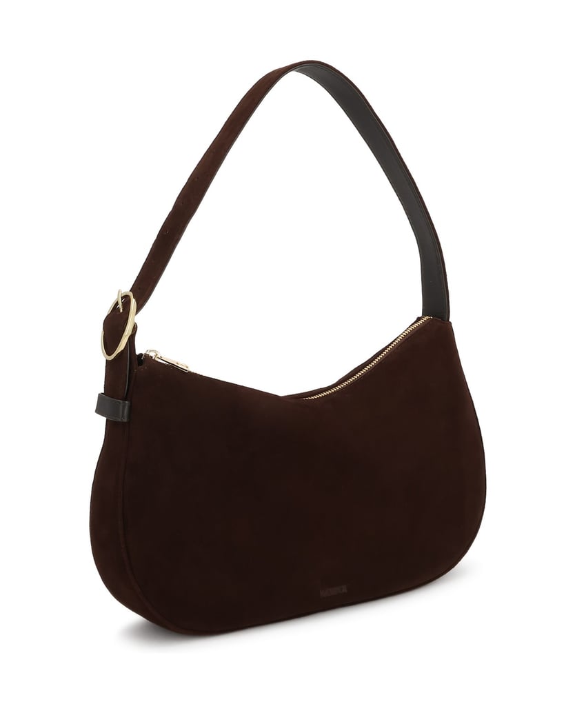 Kazar-Suede-shoulder-bag-with-adjustable-belt-tmavá-hnedá