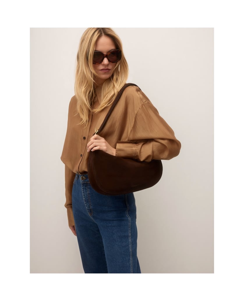 Kazar-Suede-shoulder-bag-with-adjustable-belt-tmavá-hnedá