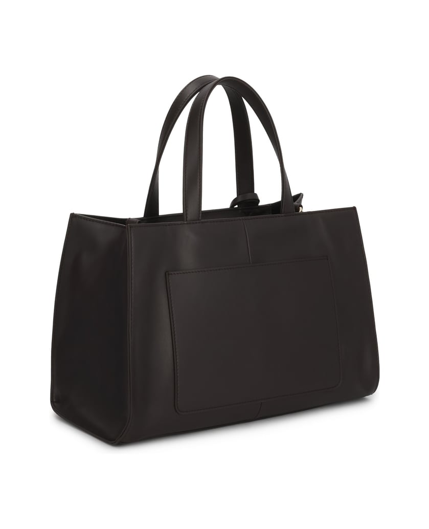 Kazar-Geometric-leather-women's-bag-tmavá-hnedá