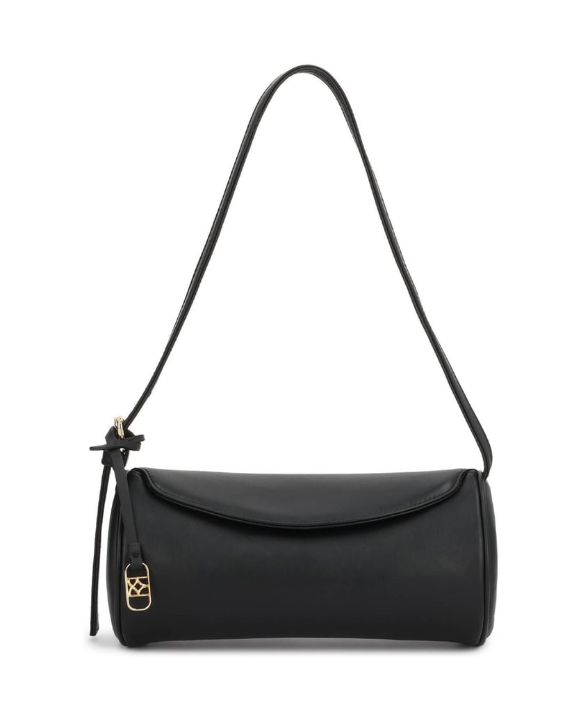 Kazar-Black-monogrammed-cylindrical-bags-čierna