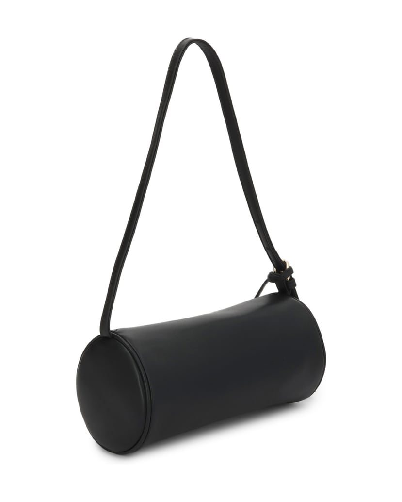 Kazar-Black-monogrammed-cylindrical-bags-čierna