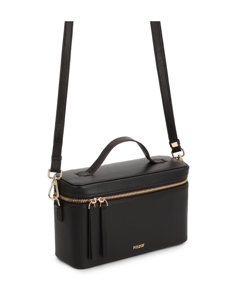 Kazar-Dark-brown-bag-with-rigid-form-tmavě-hnědá
