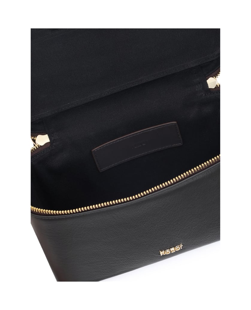 Kazar-Dark-brown-bag-with-rigid-form-tmavě-hnědá