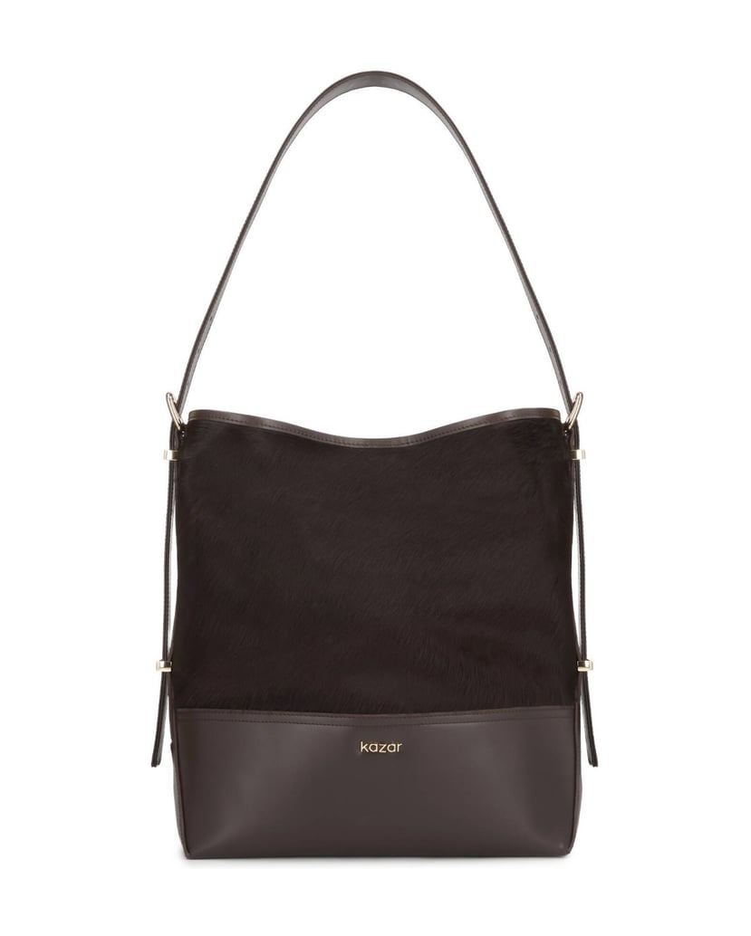 Kazar-Shoulder-bag-with-a-contrasting-hair-on-leather-panel-tmavá-hnedá
