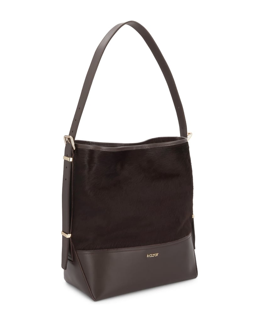 Kazar-Shoulder-bag-with-a-contrasting-hair-on-leather-panel-tmavá-hnedá