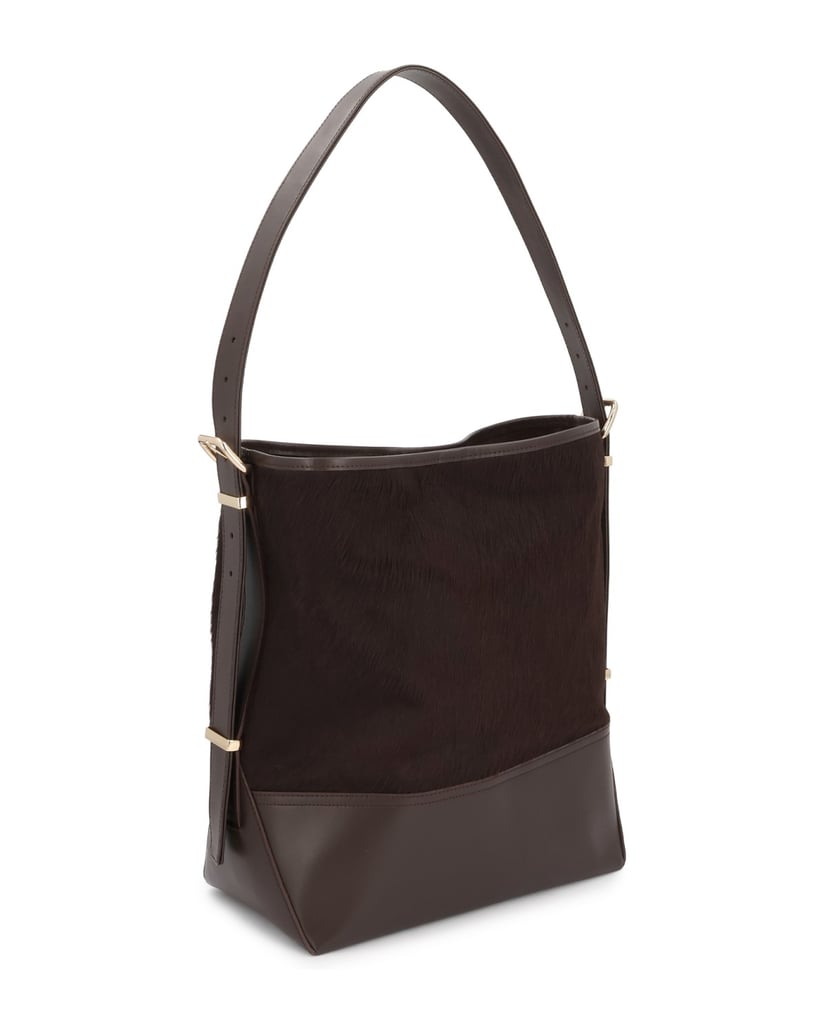 Kazar-Shoulder-bag-with-a-contrasting-hair-on-leather-panel-tmavá-hnedá