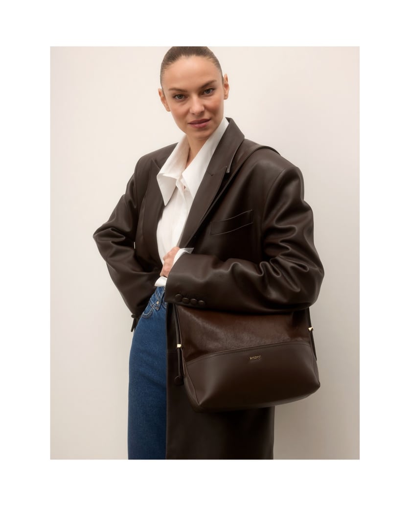 Kazar-Shoulder-bag-with-a-contrasting-hair-on-leather-panel-tmavá-hnedá