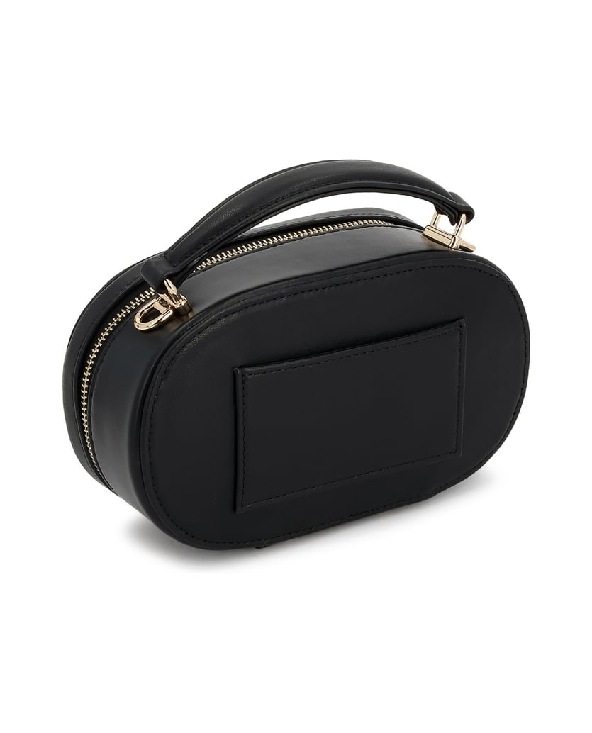 Kazar-Black-oval-bag-with-strap-and-handle-čierna