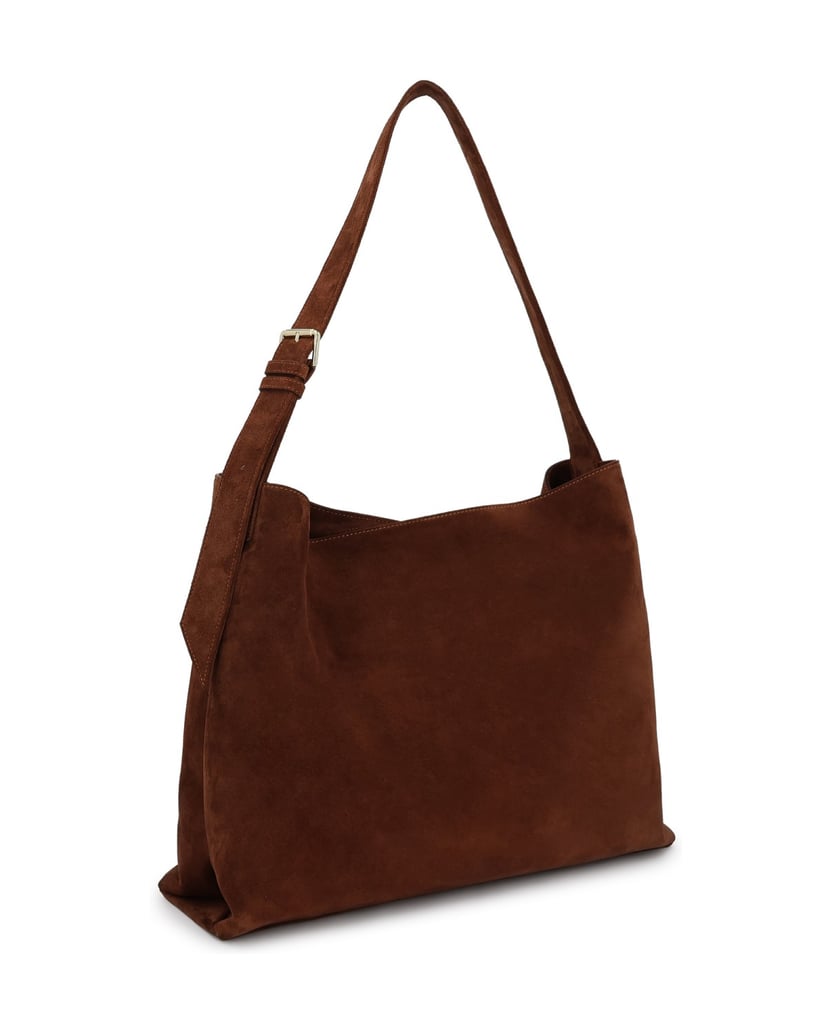 Kazar-Soft-suede-shoulder-bag-velbloudí