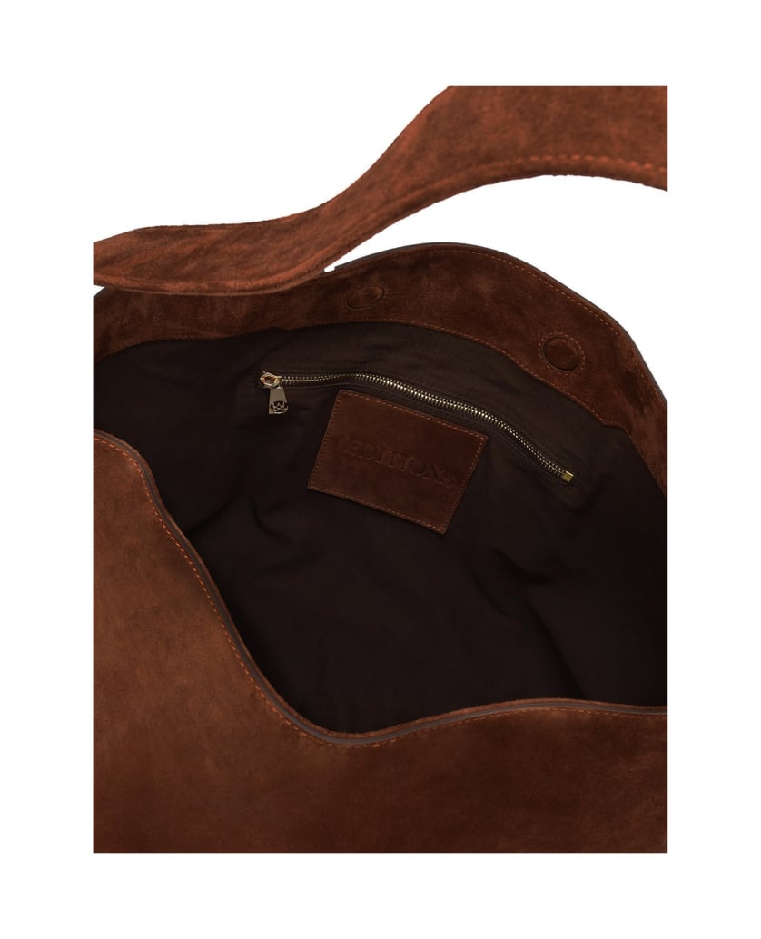 Kazar-Soft-suede-shoulder-bag-velbloudí