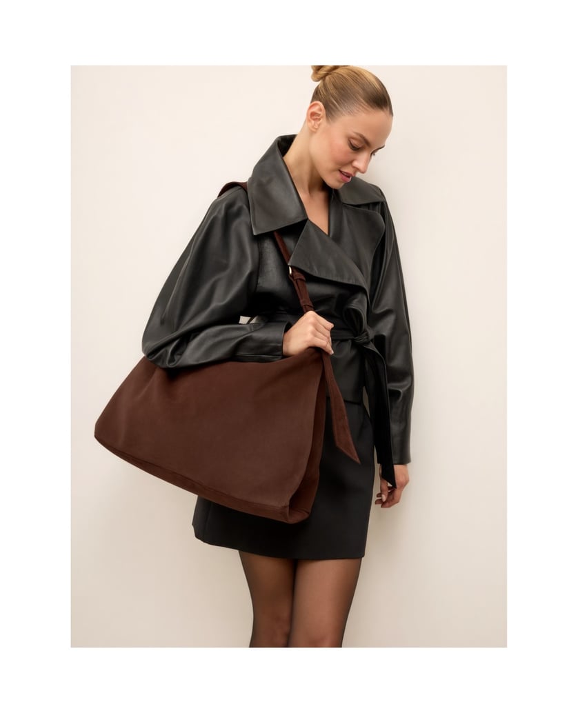 Kazar-Soft-suede-shoulder-bag-velbloudí