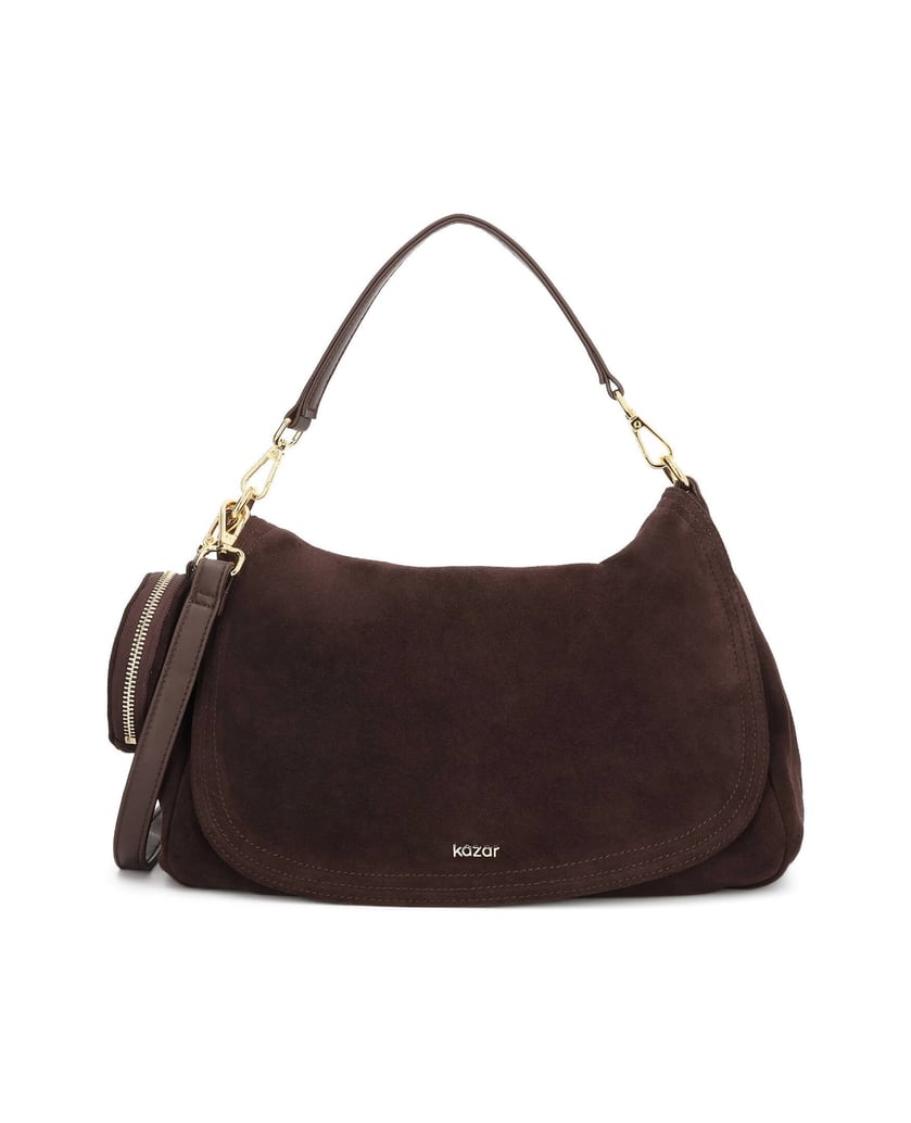 Kazar-Suede-bag-with-detachable-purse-and-two-belts-tmavá-hnedá
