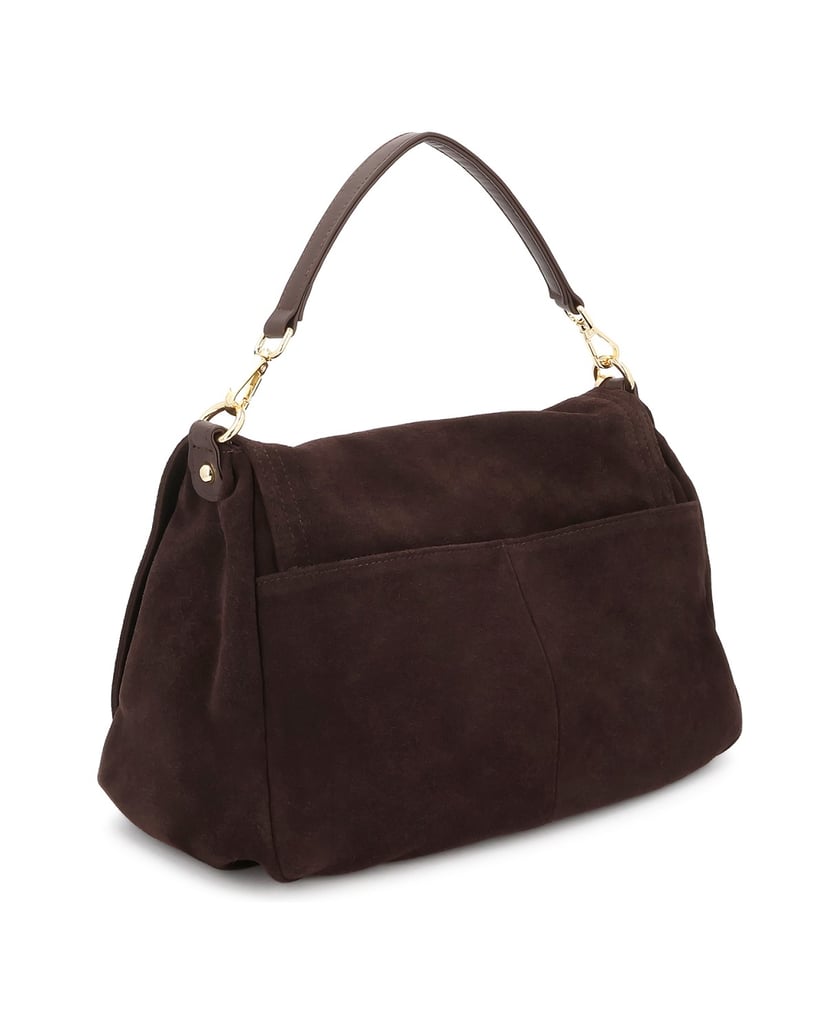 Kazar-Suede-bag-with-detachable-purse-and-two-belts-tmavá-hnedá