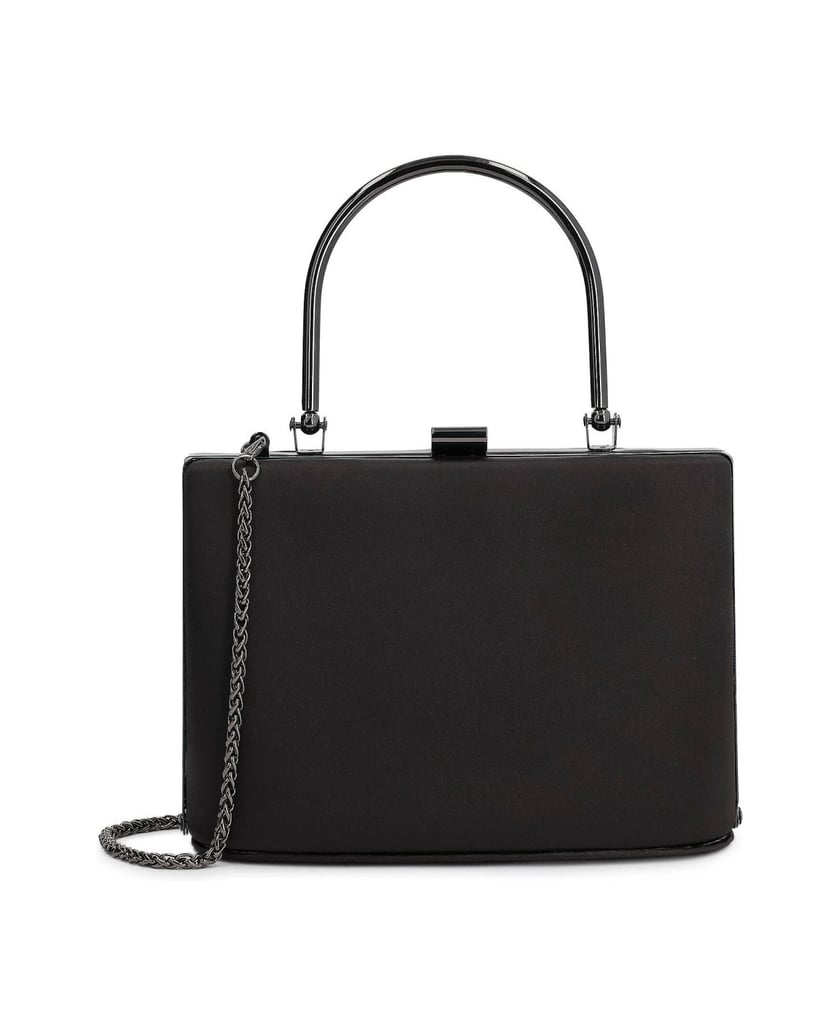 Kazar-Black-rigid-form-clutches-with-handle-čierna