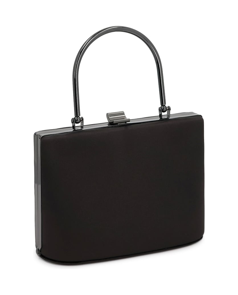 Kazar-Black-rigid-form-clutches-with-handle-čierna