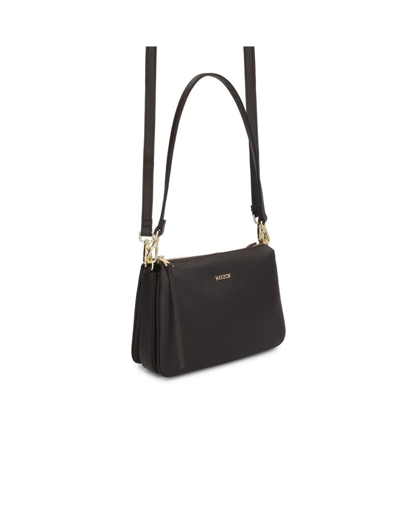 Kazar-Leather-shoulder-bags-with-gold-details-tmavá-hnedá