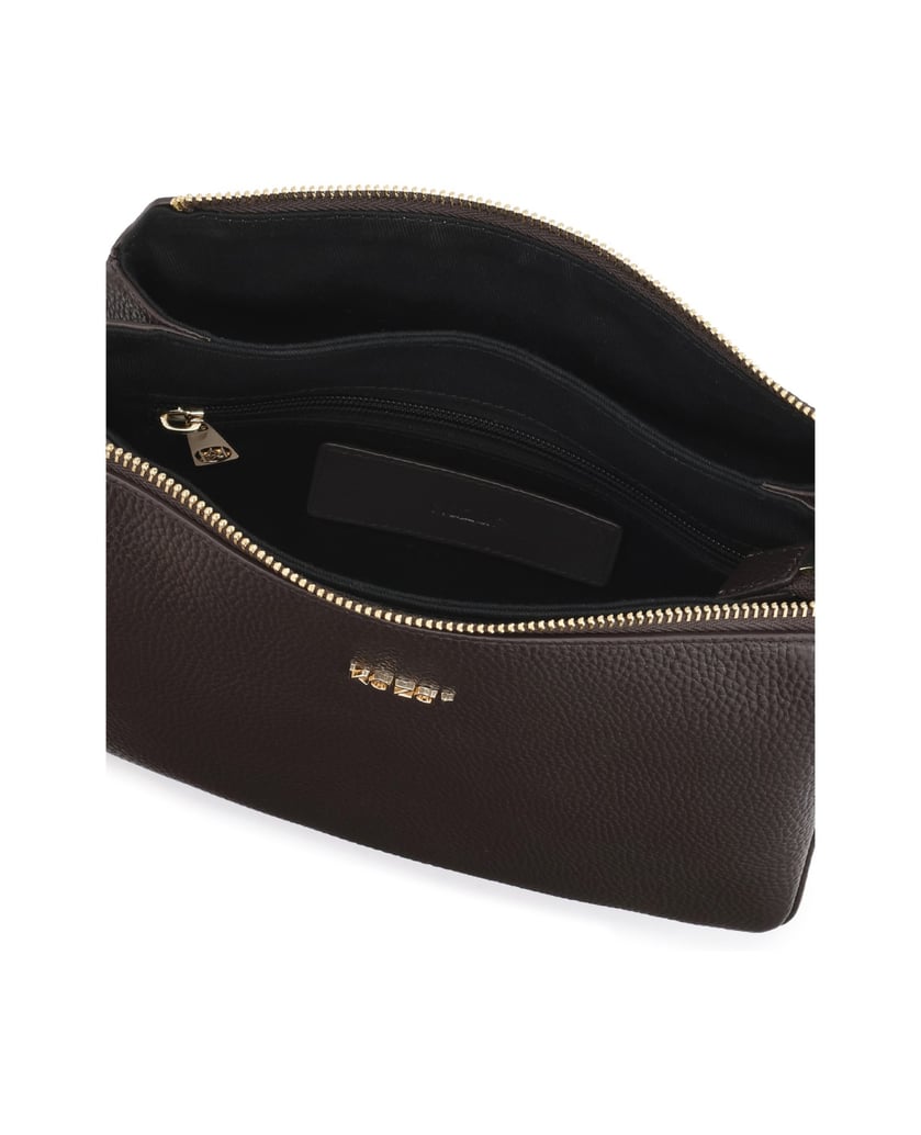 Kazar-Leather-shoulder-bags-with-gold-details-tmavá-hnedá