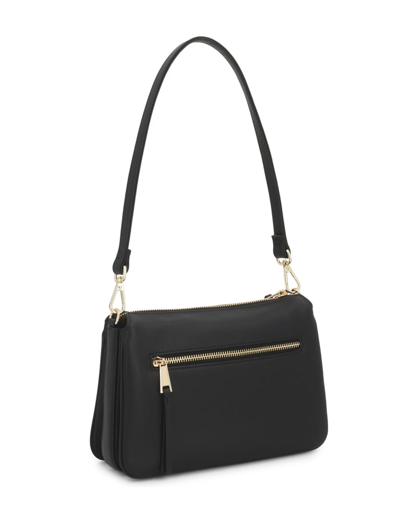 Kazar-Black-leather-shoulder-bags-with-gold-detailing-čierna