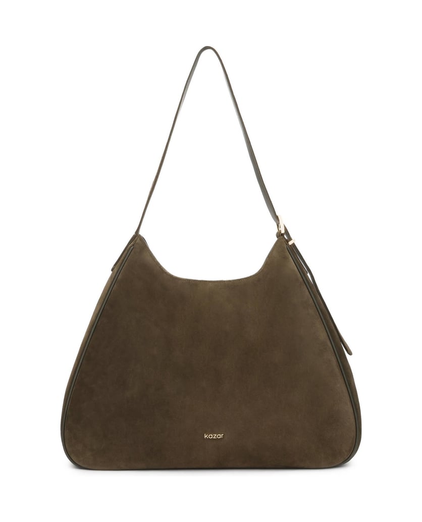 Kazar-Large-suede-shoulder-bags-with-adjustable-straps-zelená