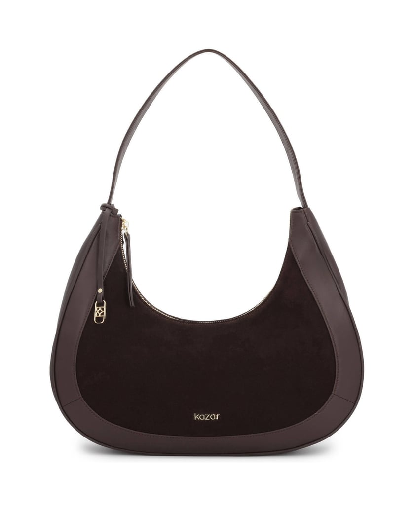 Kazar-Dark-brown-crescent-shaped-hobo-bag-tmavá-hnedá