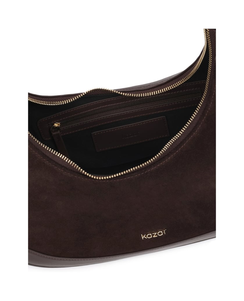 Kazar-Dark-brown-crescent-shaped-hobo-bag-tmavá-hnedá
