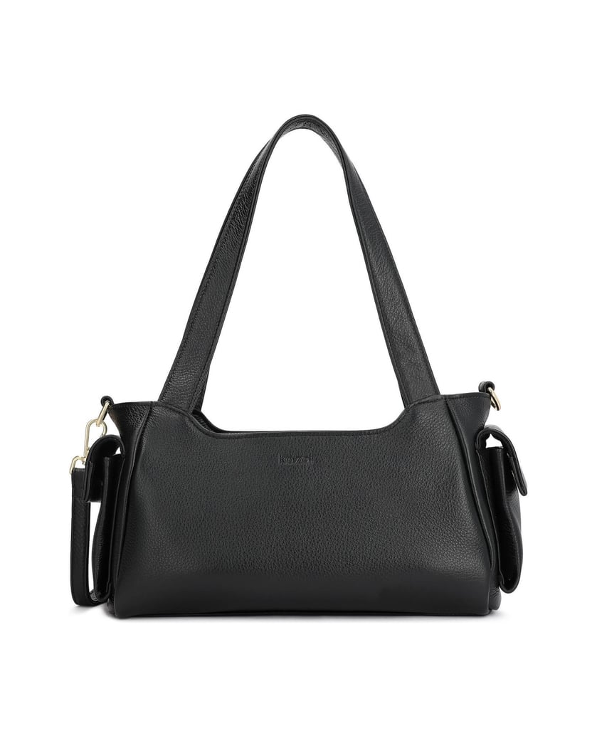 Kazar-Black-shoulder-bags-with-side-pockets-čierna