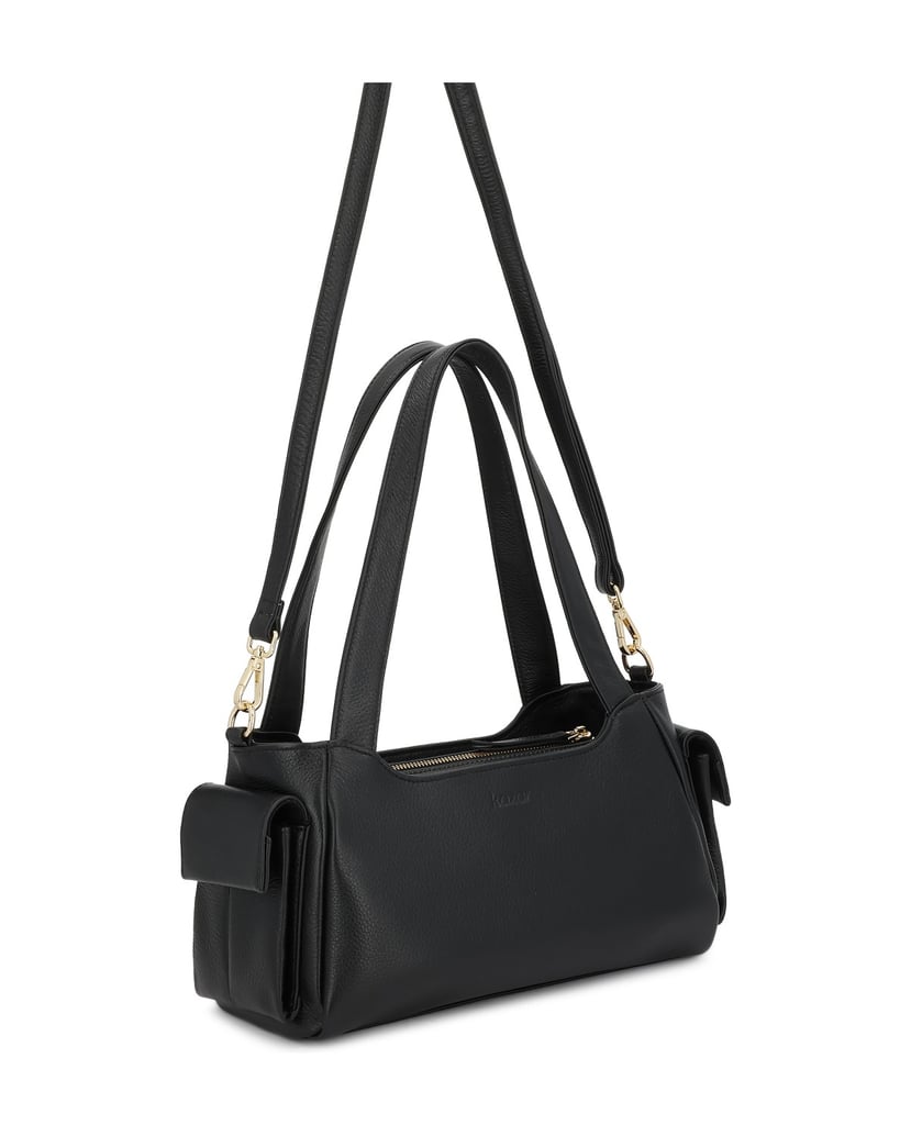 Kazar-Black-shoulder-bags-with-side-pockets-čierna