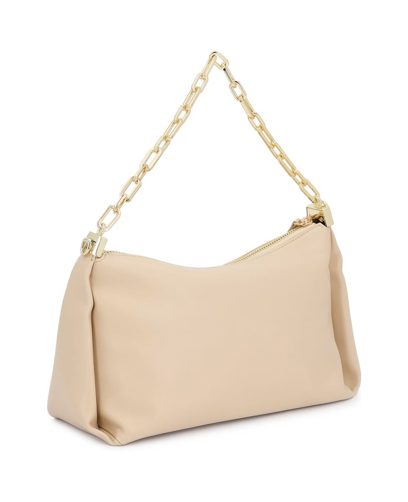 Kazar-Beige-leather-bag-with-chain-and-belts-béžová
