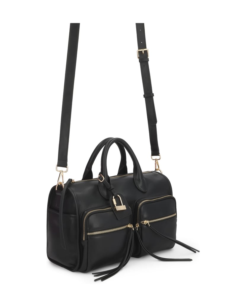 Kazar-Leather-bag-with-detachable-strap-čierna