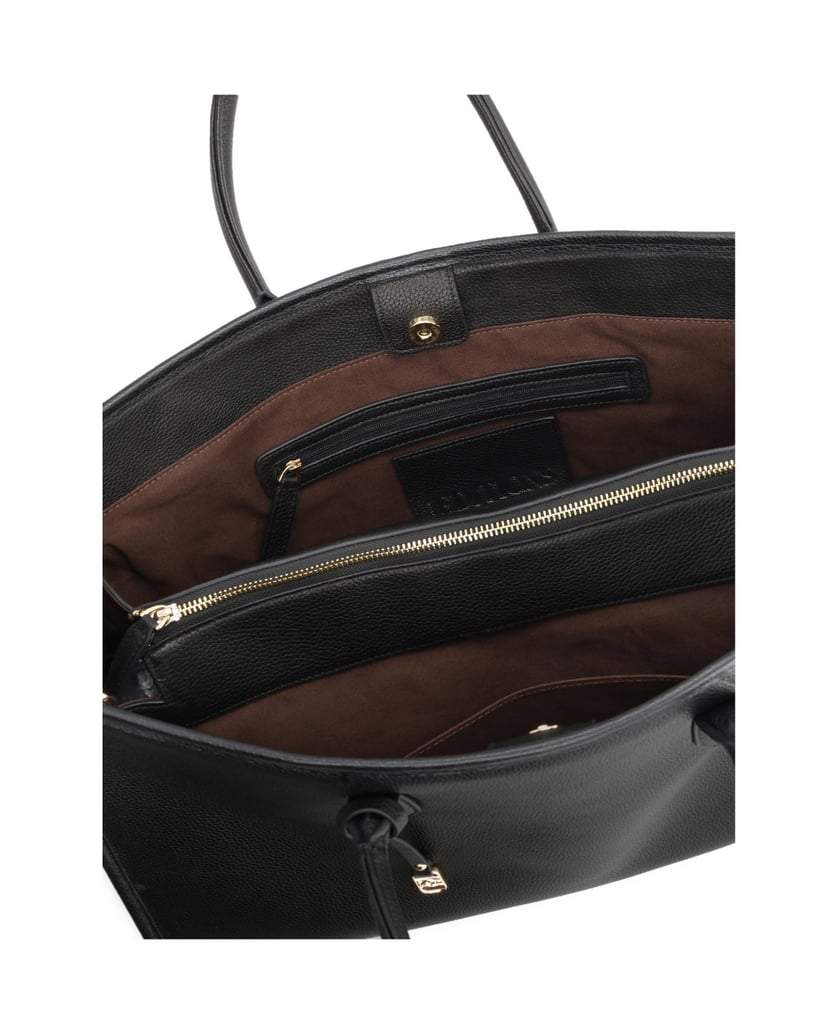 Kazar-Black-leather-smart-office-style-bags-čierna