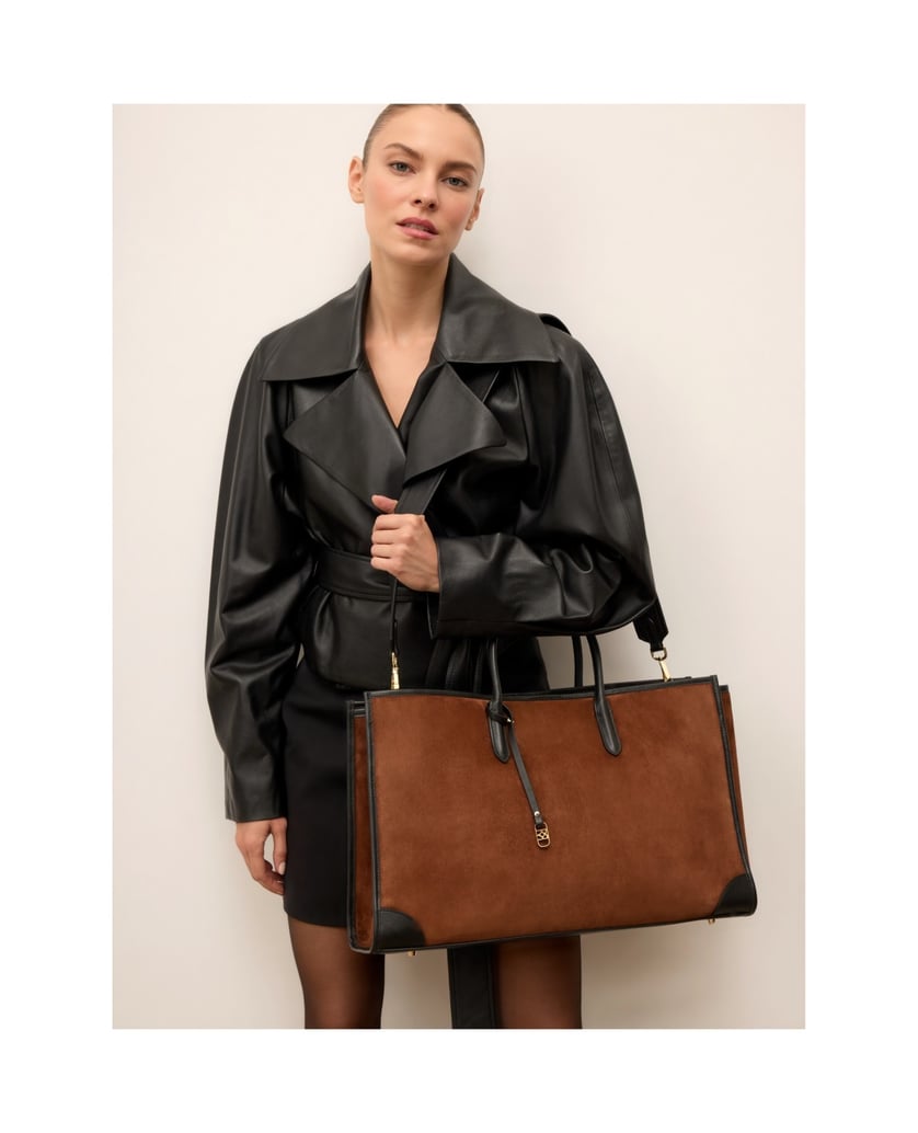 Kazar-Large-suede-bag-with-contrasting-inserts-ťavia