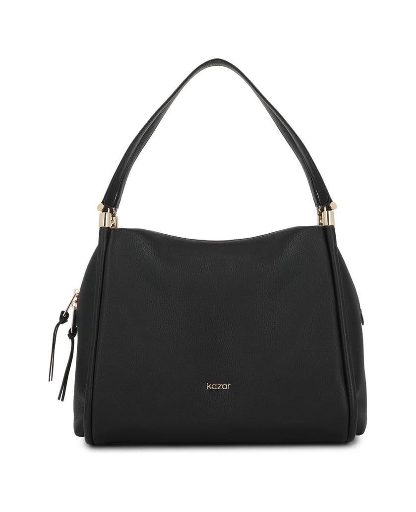Kazar-Black-leather-shoulder-bags-on-the-arm-with-double-handles-čierna