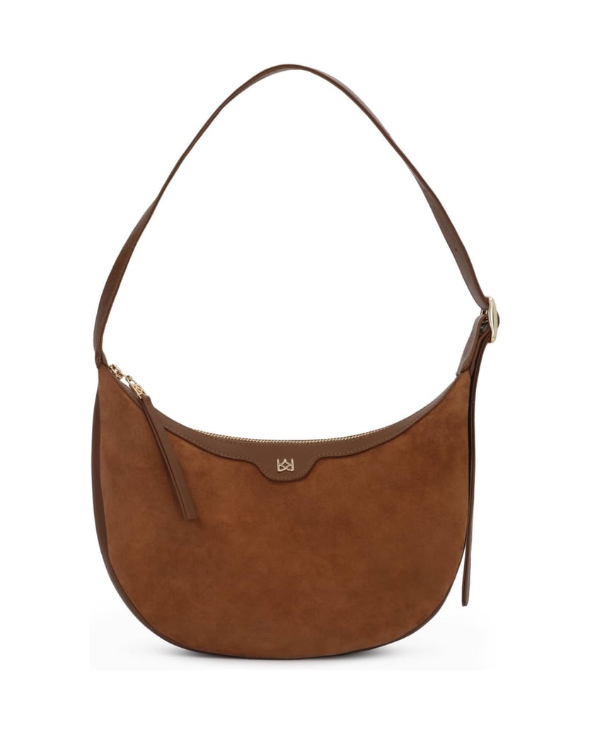 Kazar-Suede-shoulder-bags-in-brown-shade-with-adjustable-strap-hnědá