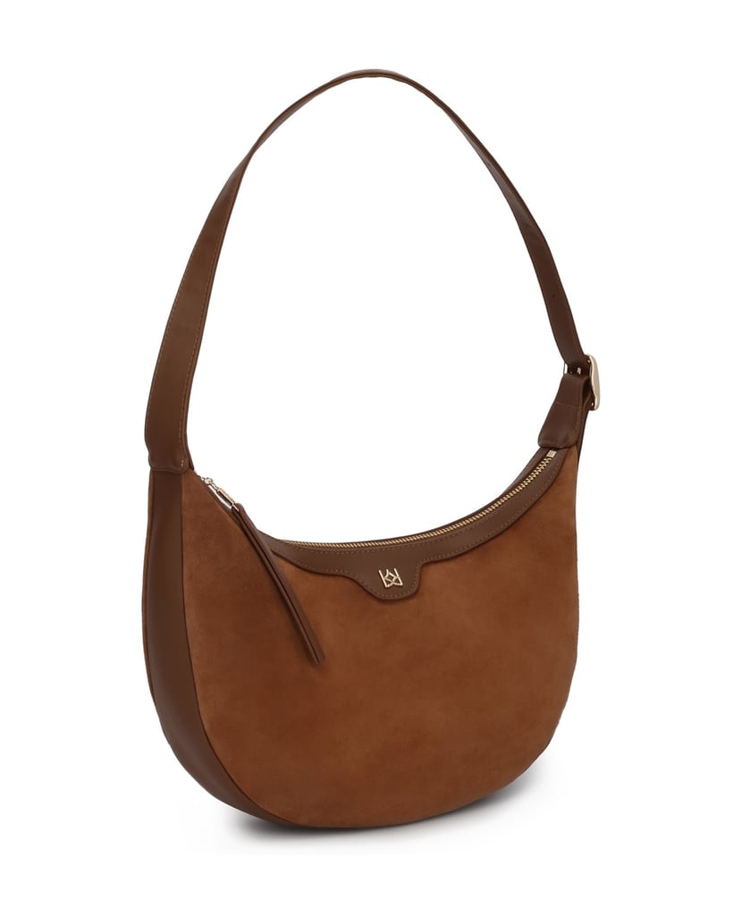 Kazar-Suede-shoulder-bags-in-brown-shade-with-adjustable-strap-hnědá