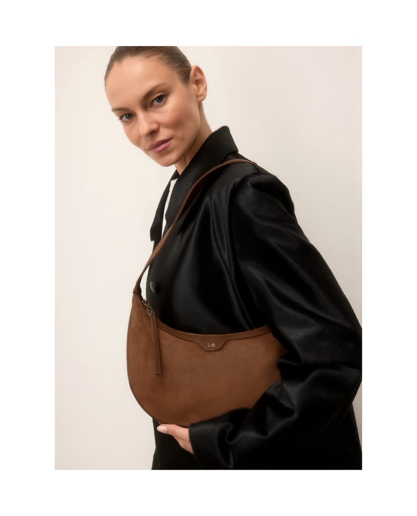 Kazar-Suede-shoulder-bags-in-brown-shade-with-adjustable-strap-hnědá