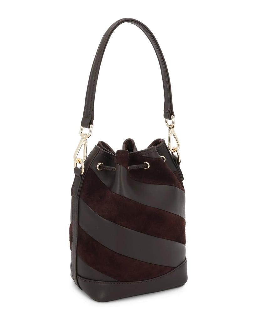 Kazar-Dark-brown-suede-and-leather-bucket-bag-tmavě-hnědá