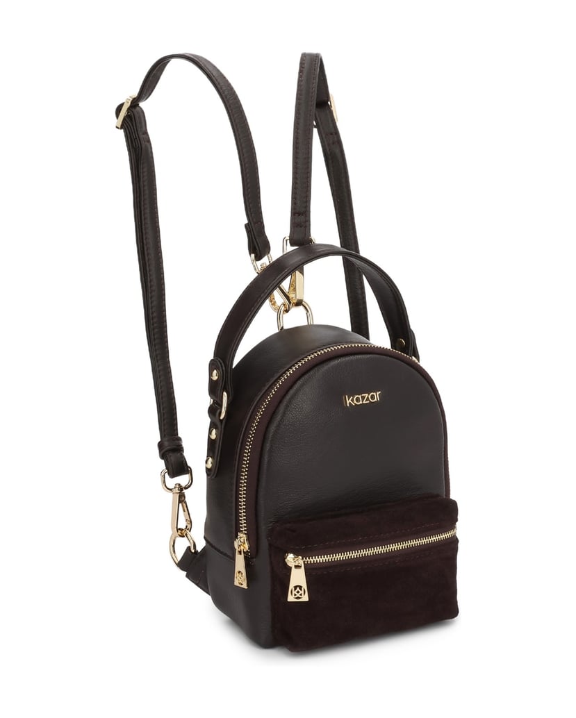 Kazar-Dark-brown-women's-genuine-leather-backpack-with-suede-pocket-tmavá-hnedá