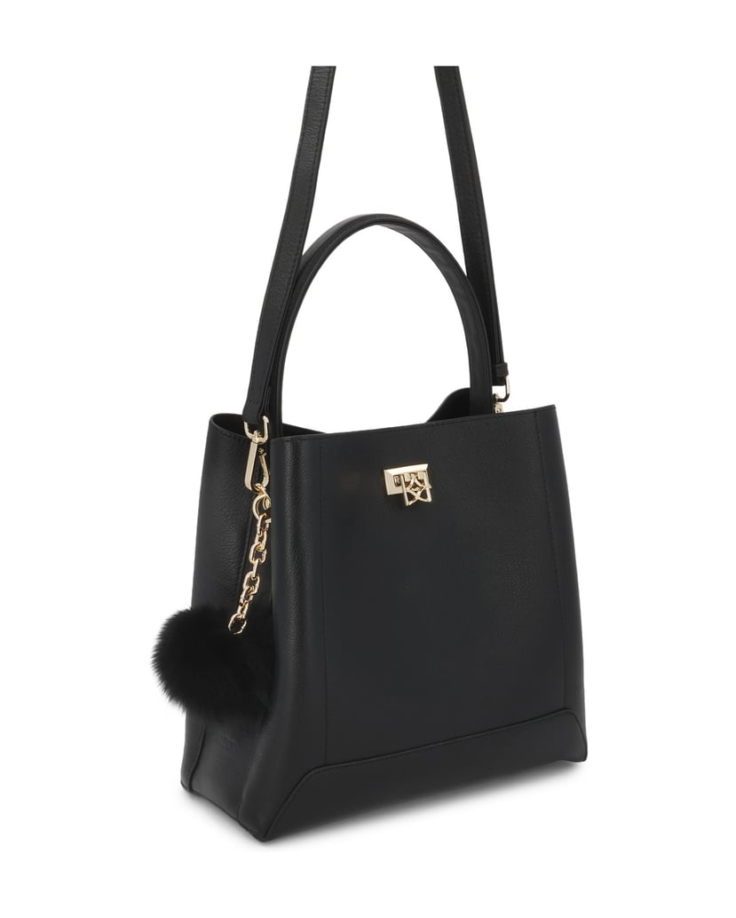 Kazar-Black-leather-bag-with-monogram-čierna