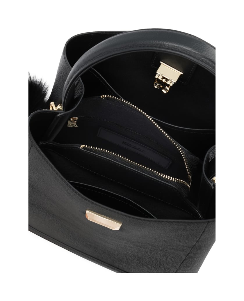 Kazar-Black-leather-bag-with-monogram-čierna