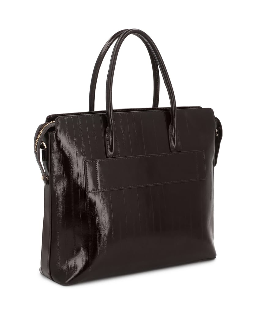 Kazar-Dark-brown-Embossed-leather-briefcase-bag-tmavá-hnedá