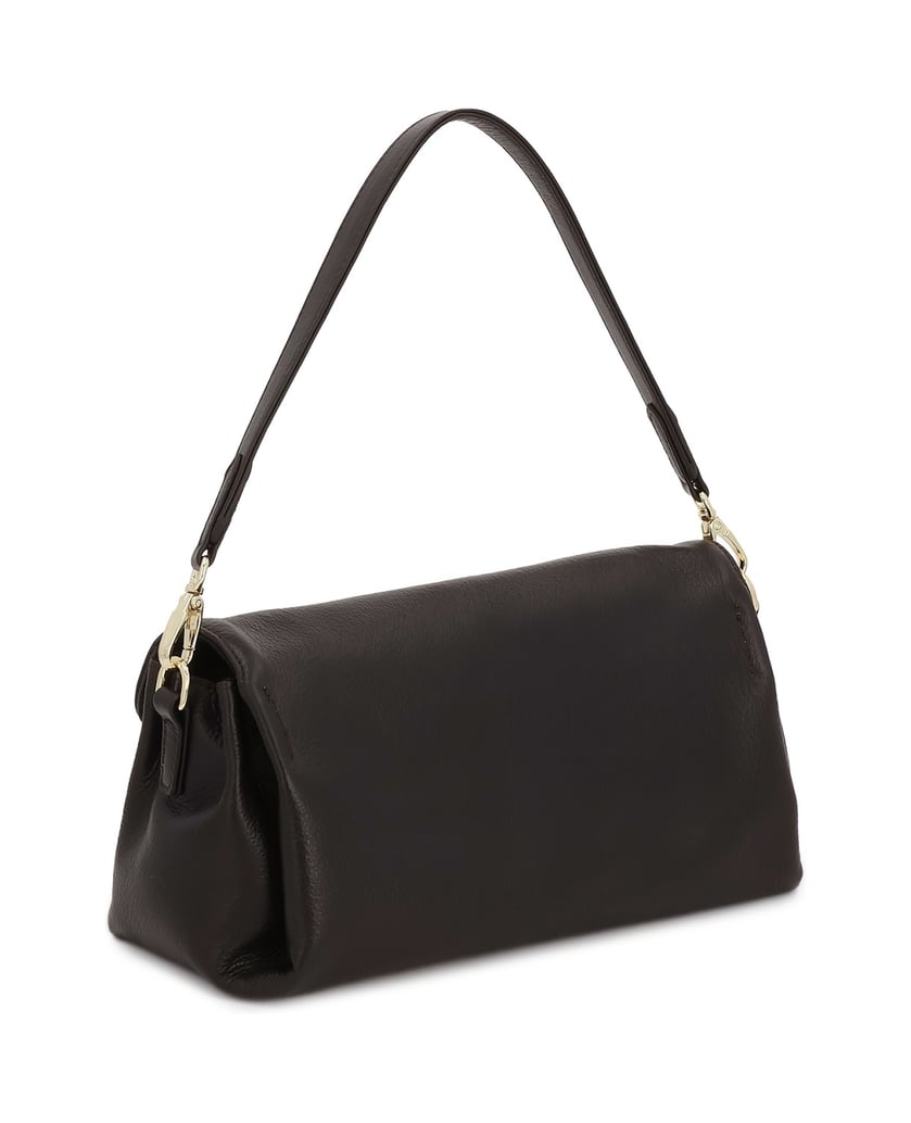 Kazar-Brown-leather-flap-handbag-with-a-flap-detachable-handle-hnedá