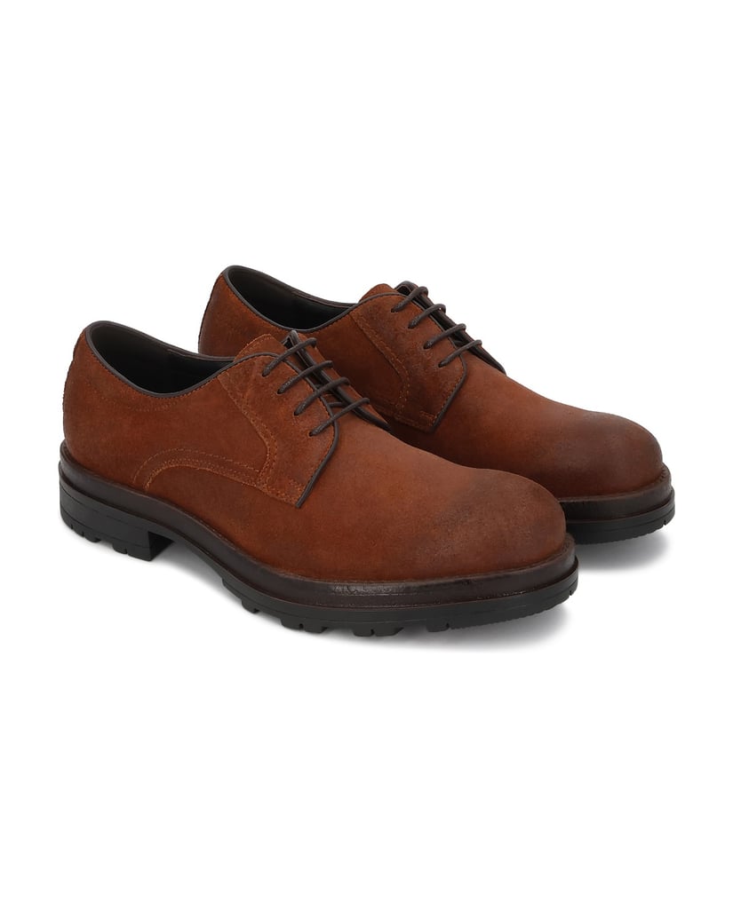 Kazar-Brown-suede-derby-with-trep-sole-hnedá