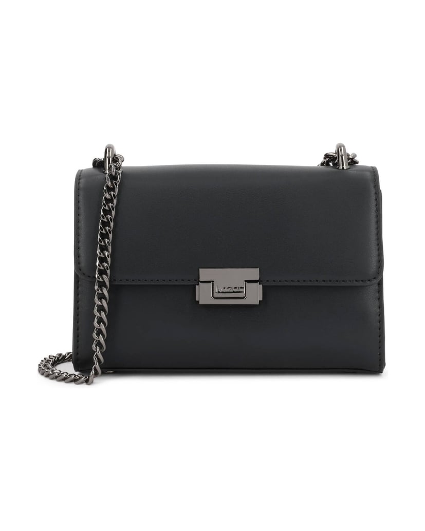 Kazar-Black-rigid-design-bags-with-chain-čierna